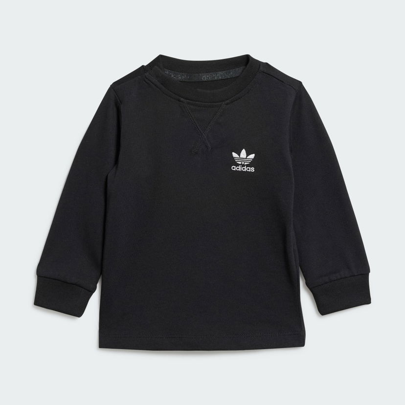 Pleteni pulover adidas Performance Kids' Long-Sleeve Top Črna | IW1006