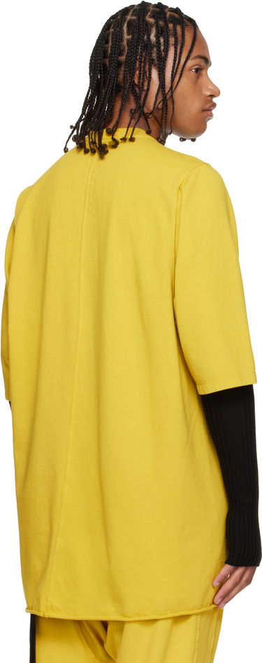 Majica Rick Owens Concordians Jumbo SS T-shirt Rumena | DU02E7274 RIG, 2