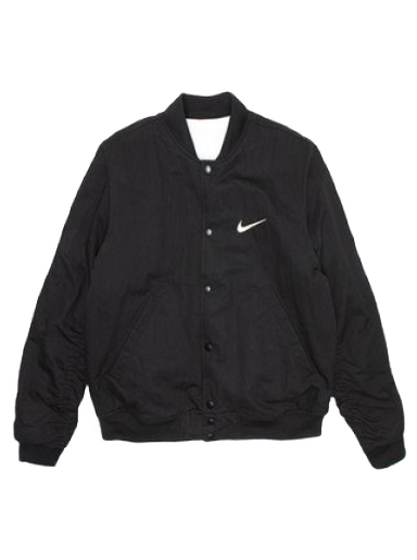Bomber jakna Nike Stüssy x Reversible Varsity Jacket Črna | FJ9153-010