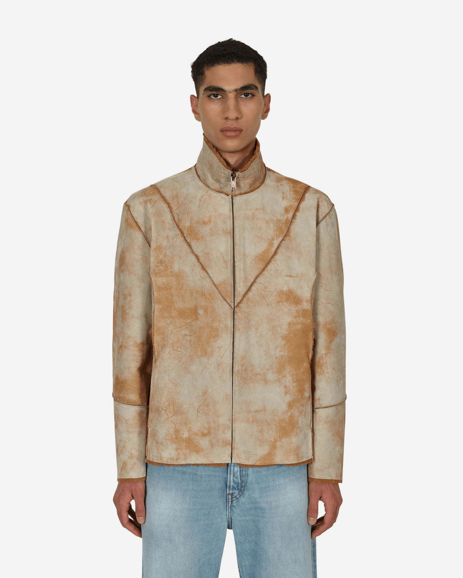 Jakna GUESS Leather Sherpa Jacket Bež | M2BL06L0R30 F9JB, 0