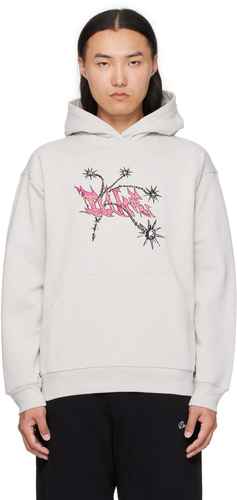 Pulover Dime Dime Frail Hoodie Siva | DIMEFA2555CEM