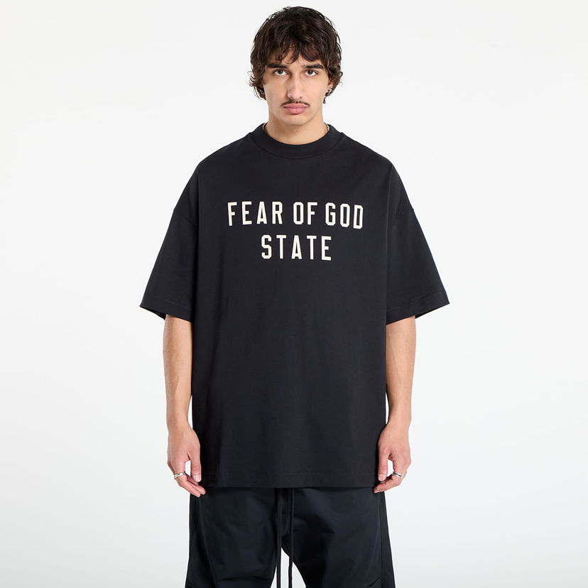 Majica Fear of God Fear of God Essentials 90's Short Sleeve T-Shirt Črna | 125SP254470F-861