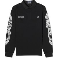 Polo majica Fred Perry Noon Goons x Printed Polo Tee Črna | SM5230-102, 1