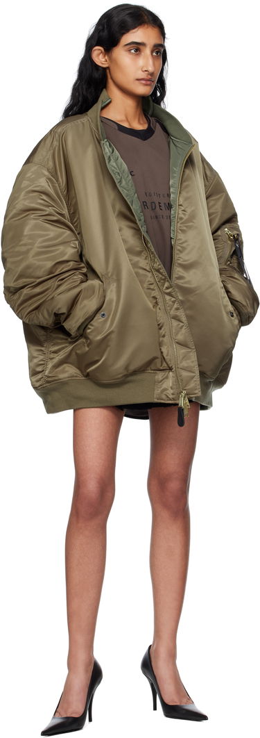 Bomber jakna VETEMENTS Vetements Alpha Industries Edition Cut-Up Reversible Jacket Zelena | UH76BO450GO, 4