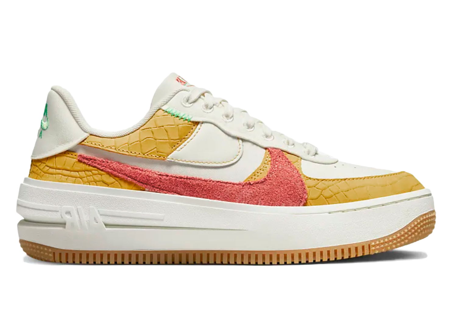 Superge in čevlji Nike Air Force 1 PLT.AF.ORM Sail Yellow Ocher W Bež | DX3209-133, 0