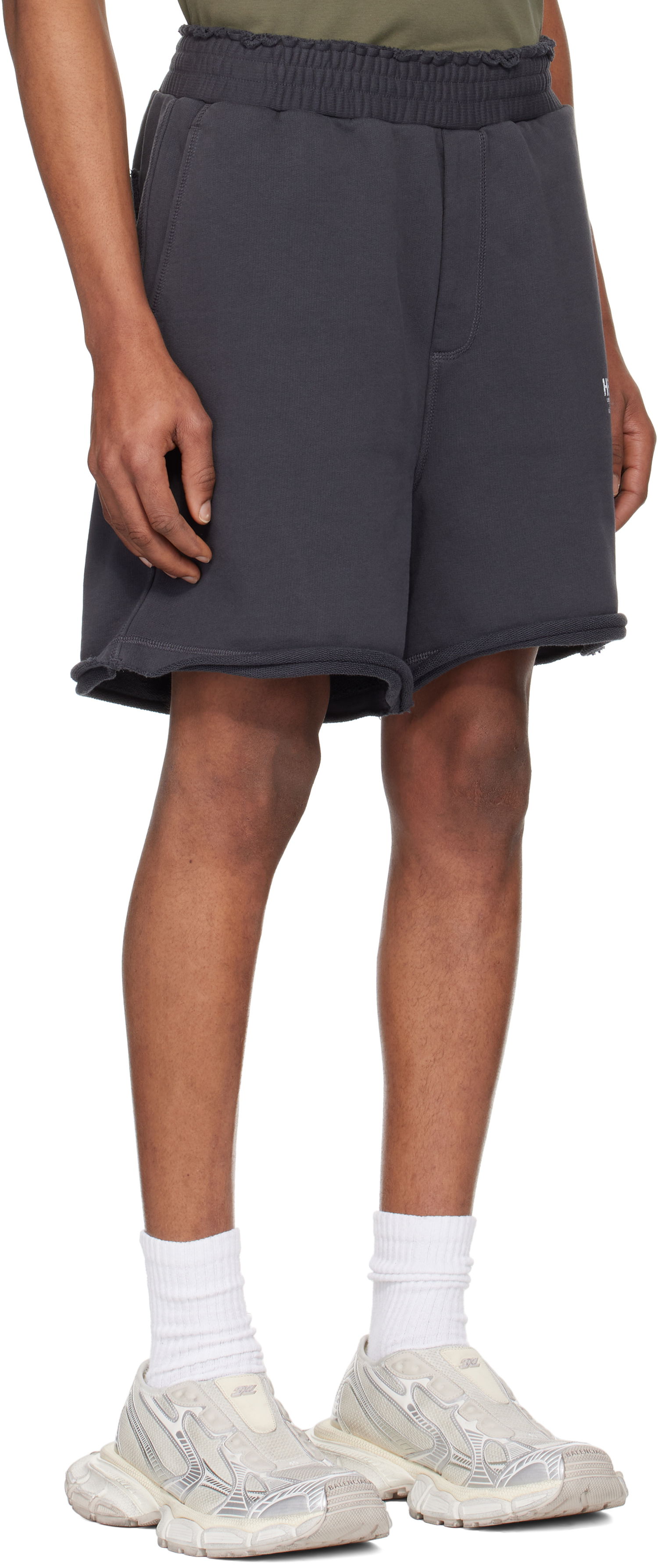 Kratke hlače Helmut Lang Helmut Lang Meatpacking Shorts Siva | O10HM210, 1