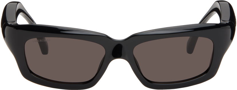 Sončna očala Balenciaga Balenciaga Rectangular Sunglasses Črna | BB0385S-001