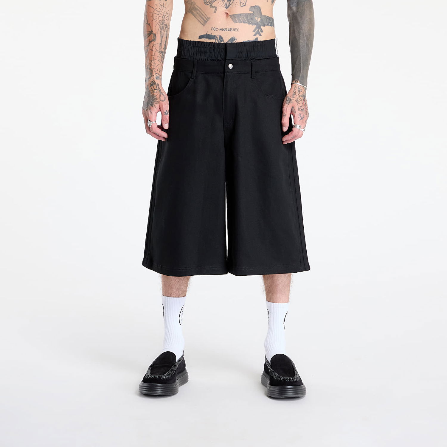Kratke hlače adidas Originals Firebird Utility Jorts Shorts Črna | JX7592, 0