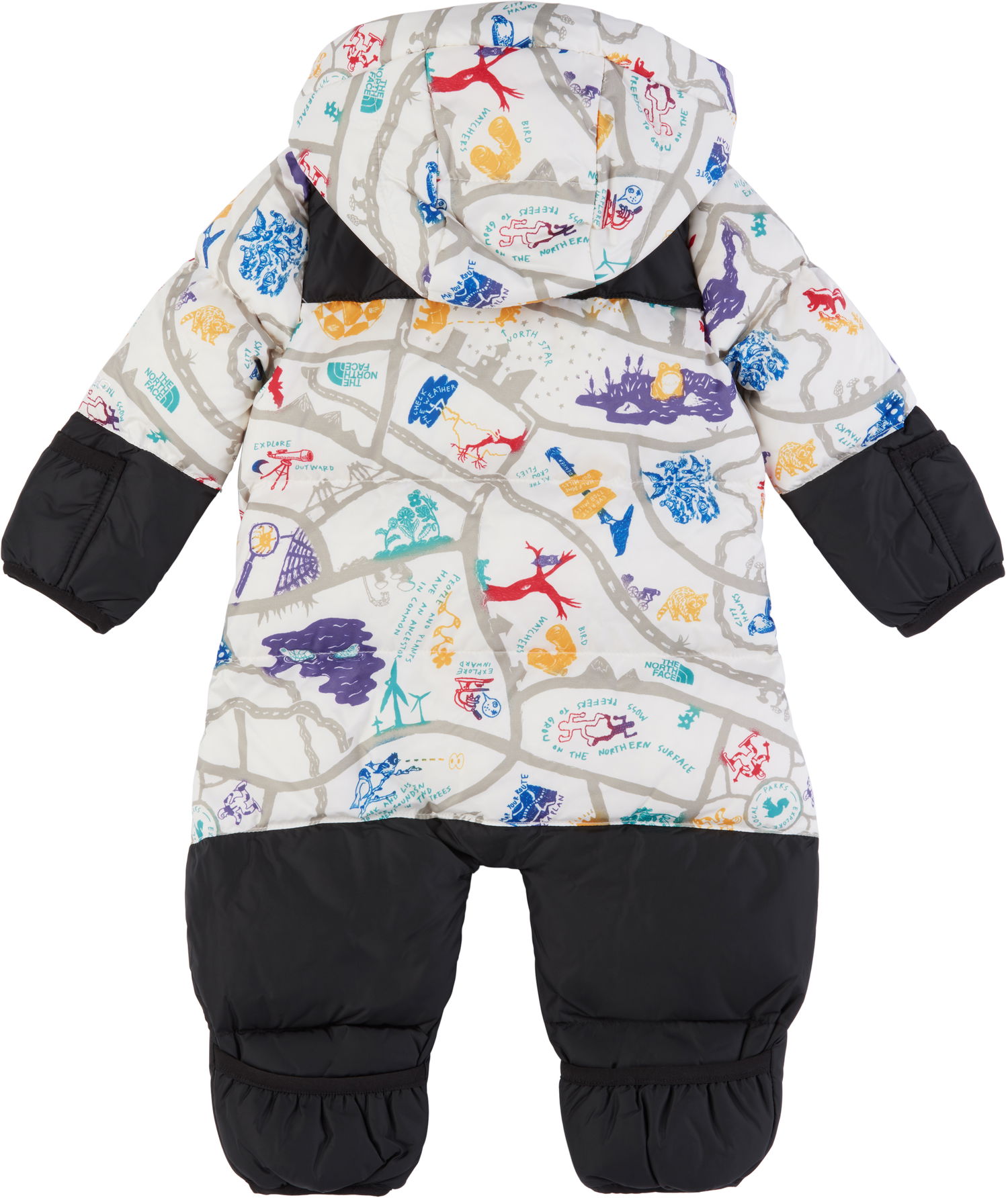 Kombinezon The North Face Kids' 1996 Retro Nuptse Print Down Snowsuit Večbarvna | NF0A7WPF4FO, 1