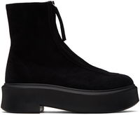 The Row Zipped I Suede Boots