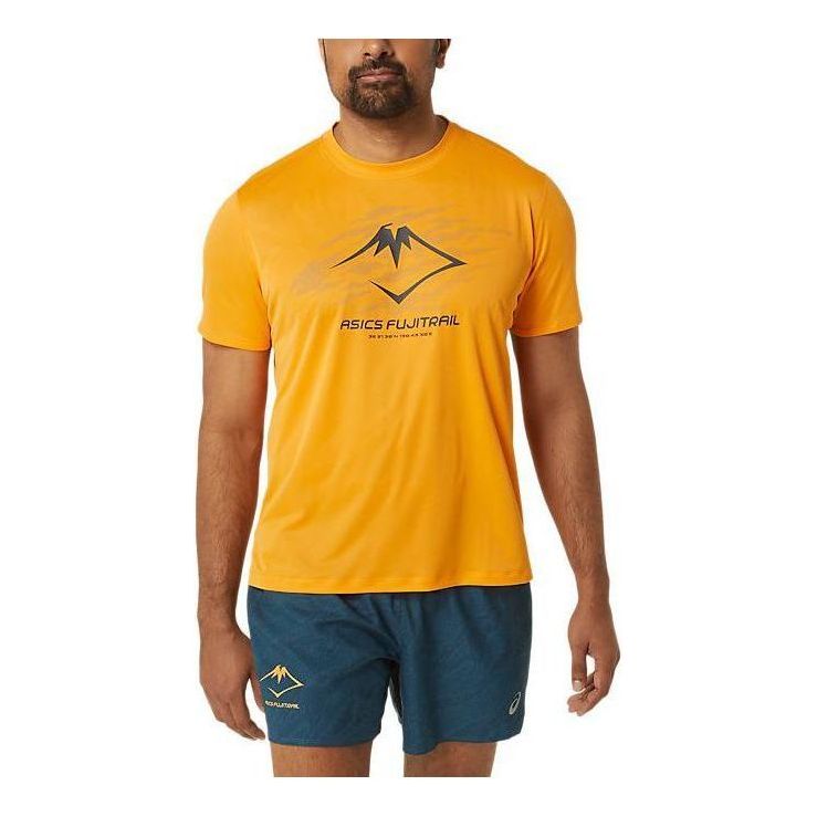 Majica Asics Fujitrail Logo Graphic Running T-Shirt Rumena | 2011C981-800