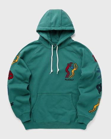 Pulover By Parra Hooded Sweatshirt Zelena | 53115, 1