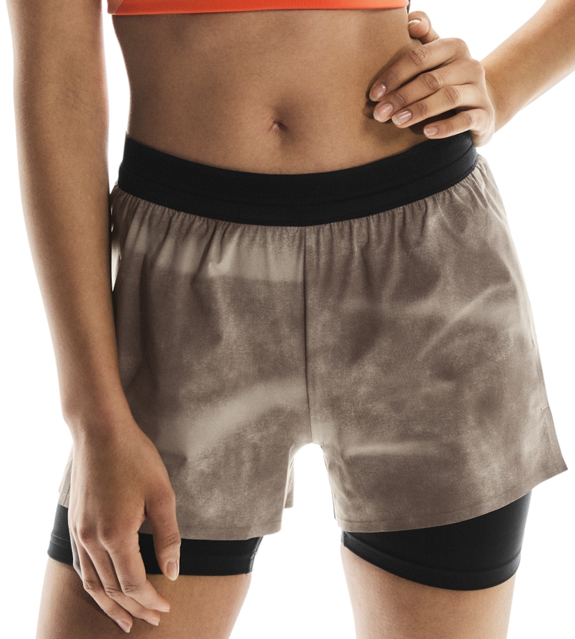 Kratke hlače On Running 3" Performance 2-in-1 Running Shorts Bež | 1wf10472986
