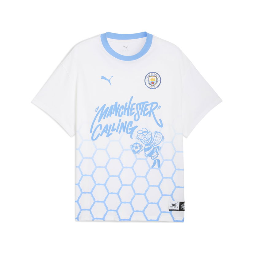 Majica Puma PUMA HOOPS x MANCHESTER CITY Men's Basketball T-Shirt Bela | 631695_01