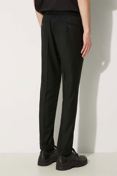 Hlače Paul Smith Paul Smith Wool Blend Tapered-Fit Drawstring Trousers Črna | M1R.921T.N00109, 2