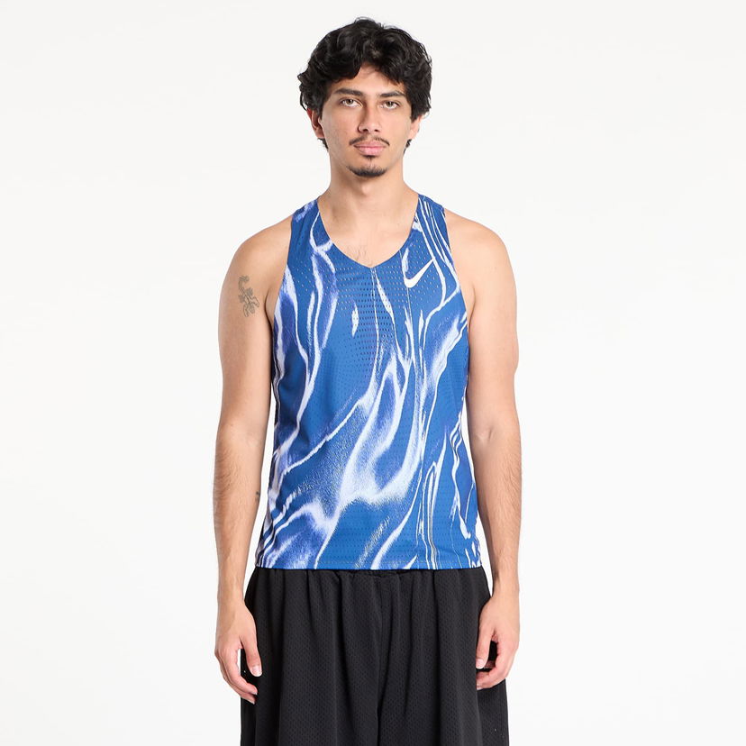 Majica brez rokavov Nike Nike AeroSwift Singlet Modra | HV2643-492