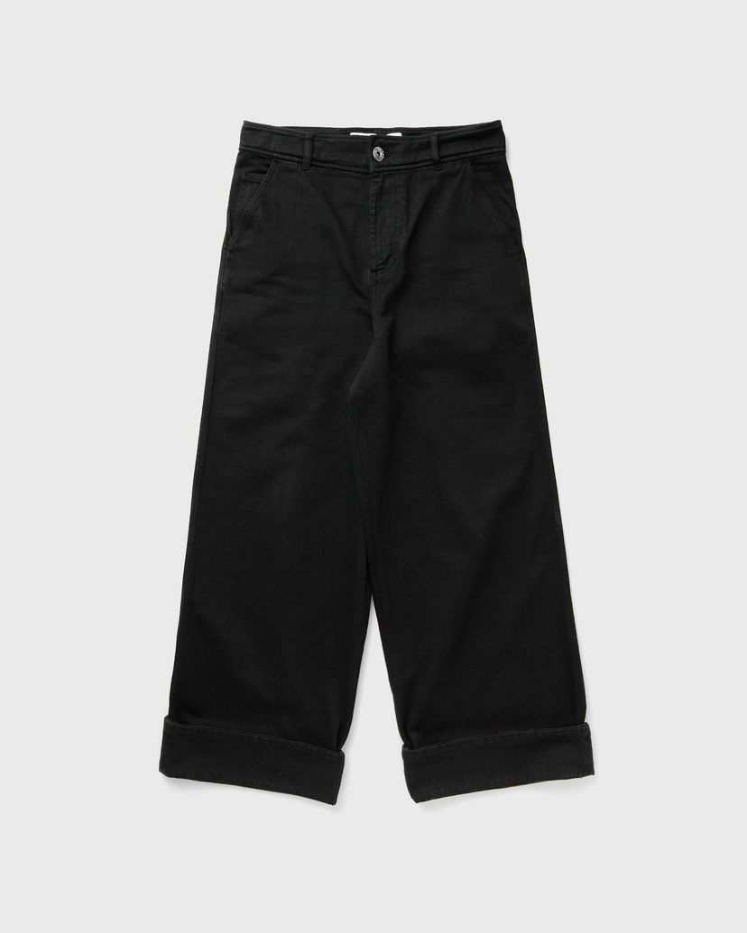 Hlače JW Anderson JW Anderson High Waist Wide Leg Trousers Črna | TR0387-PG1730-999