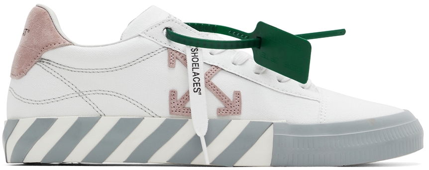 Superge in čevlji Off-White Vulcanized Low-Top Bela | OWIA178S22FAB0010130, 0