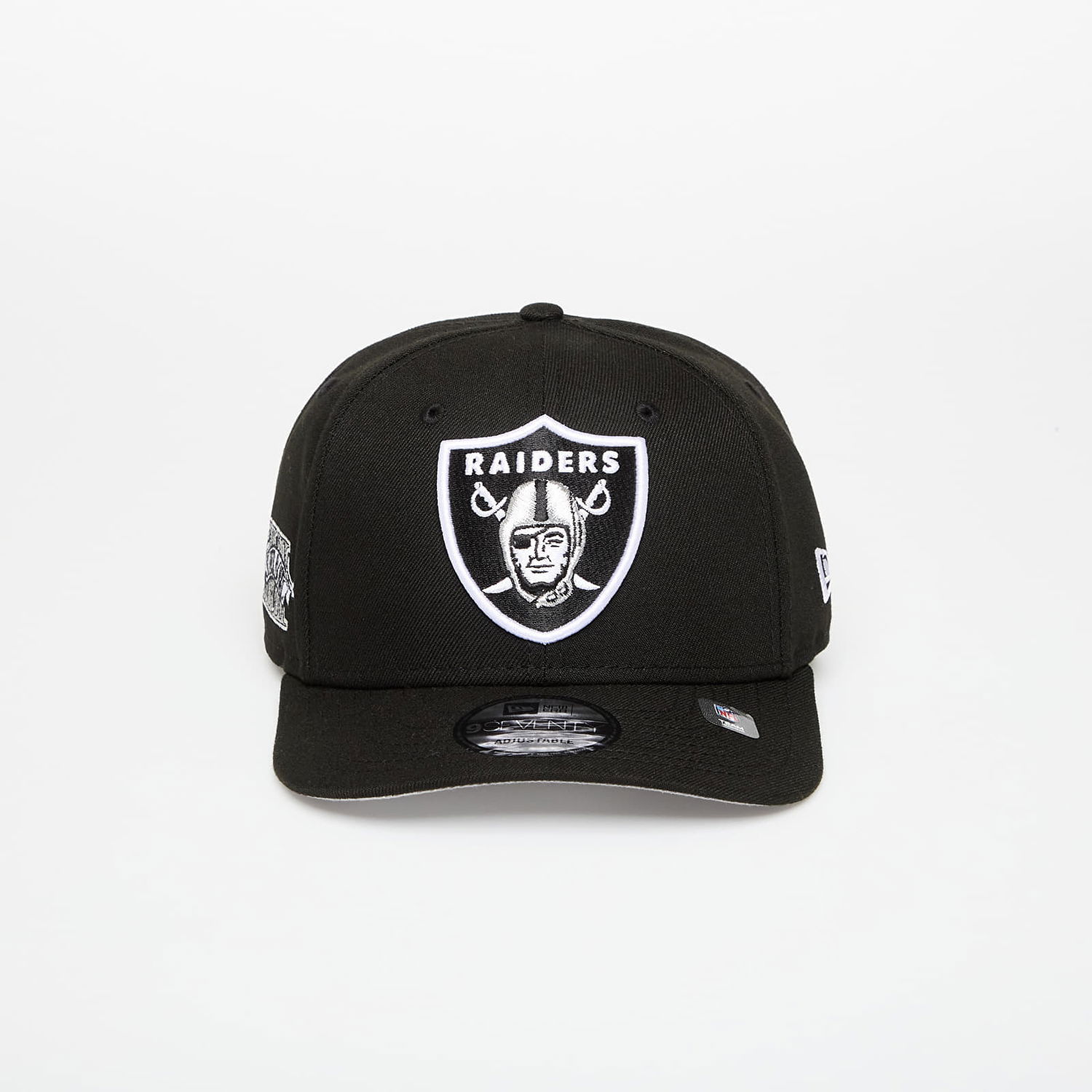 Kapa New Era New Era Las Vegas Raiders 9TWENTY Stretch Snap NFL Patch Adjustable Cap Črna | 60691216, 0