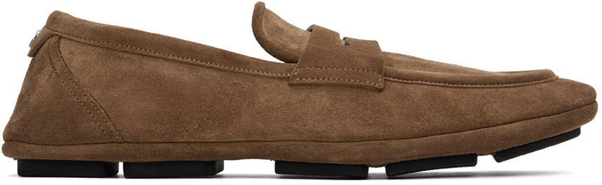 Superge in čevlji Dolce & Gabbana Driver Loafers Rjava | A50599AS707, 0