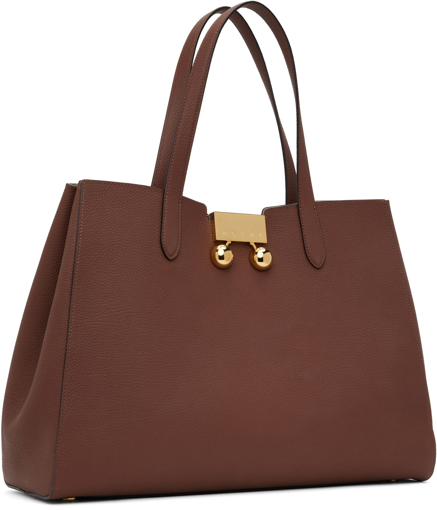 Tote bag Marni Marni Medium Trunkaroo Tote Rjava | BMMP0154U0 P8185, 1