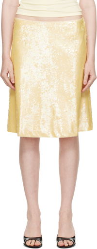 Guizio Isabelle Sequin Midi Skirt