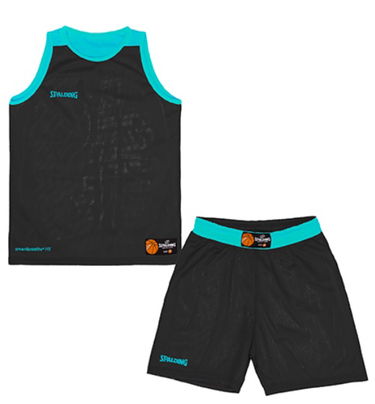 Trenirka Spalding Spalding Double Face Basketball Set Turkizna | 40221339-blueatollblack, 1