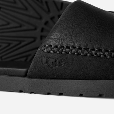Superge in čevlji UGG Seaside II Leather Slides Črna | 1166593-BLK, 4