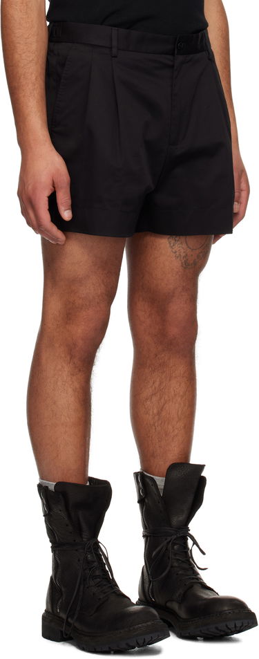 Kratke hlače Dolce & Gabbana Dolce&Gabbana Cotton Gabardine Shorts Črna | GP0X9TFUFNV, 1