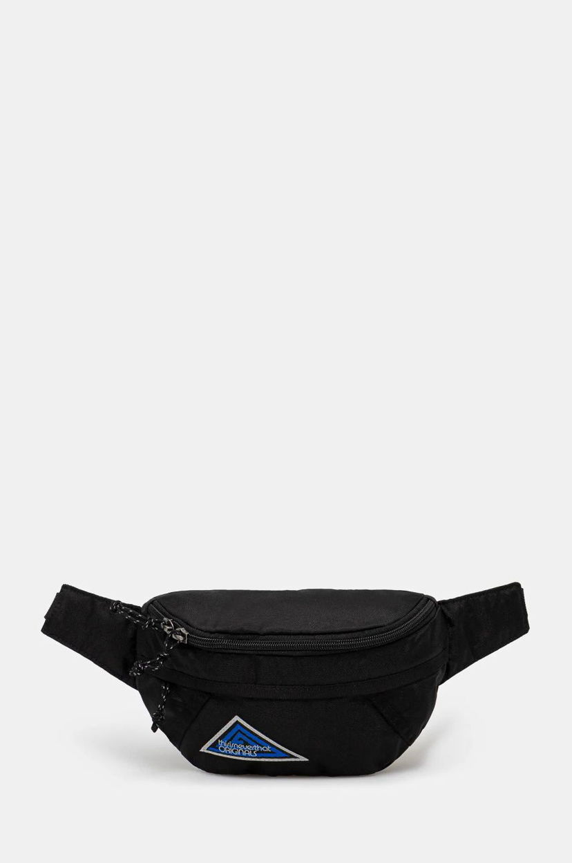Torbice za okoli pasu thisisneverthat thisisneverthat Washed Nylon Waist Bag Črna | TN243WBASB01