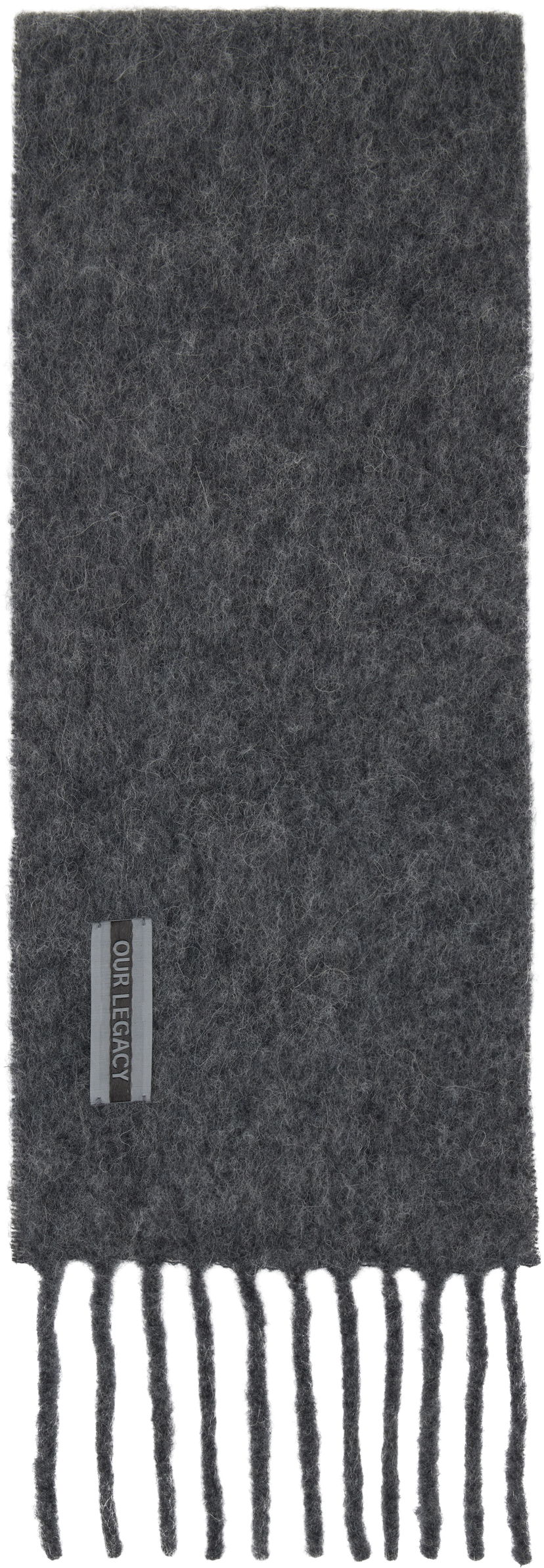 Šala OUR LEGACY Our Legacy Estate Scarf Siva | A4258EPH