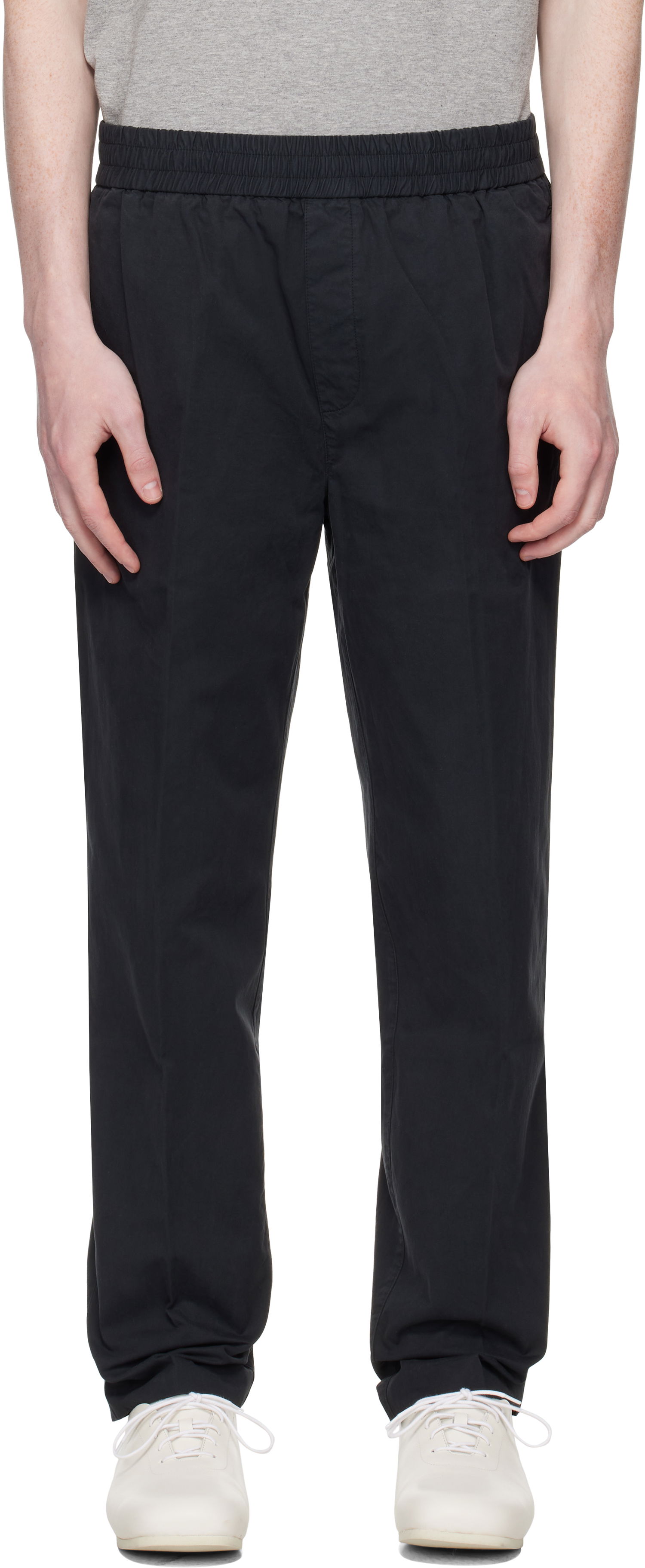 Hlače A.P.C. A.P.C. Pieter Elasticated Waist Trousers Črna | COHKU-H08394, 0
