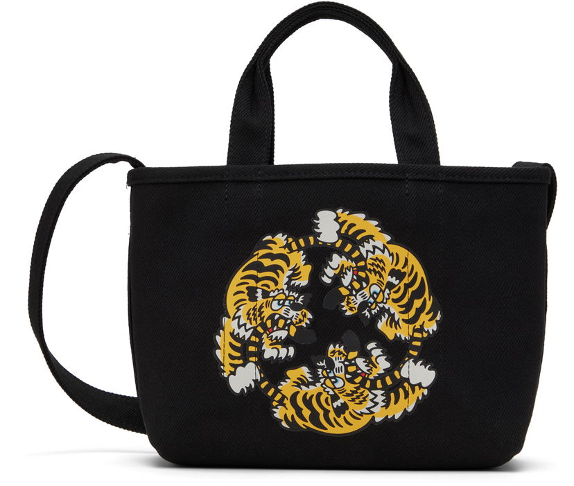 Tote bag KENZO VERDY Edition Black Market Tote Bag Črna | FF58SA910F37