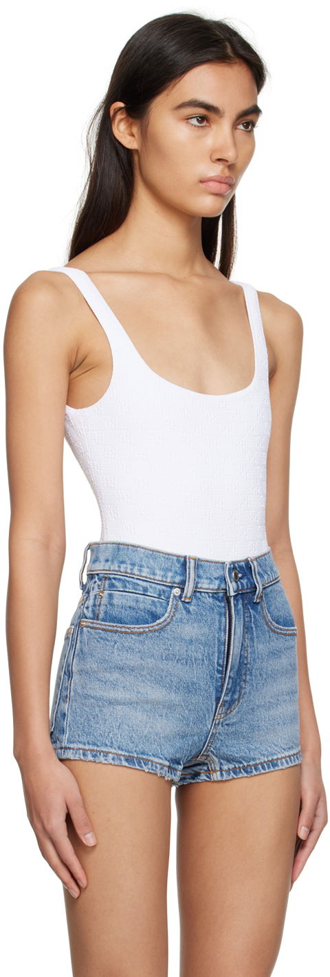 Kopalke Alexander Wang Alexander Wang.t Textured Tank Bodysuit Bela | 4CC2228024, 1