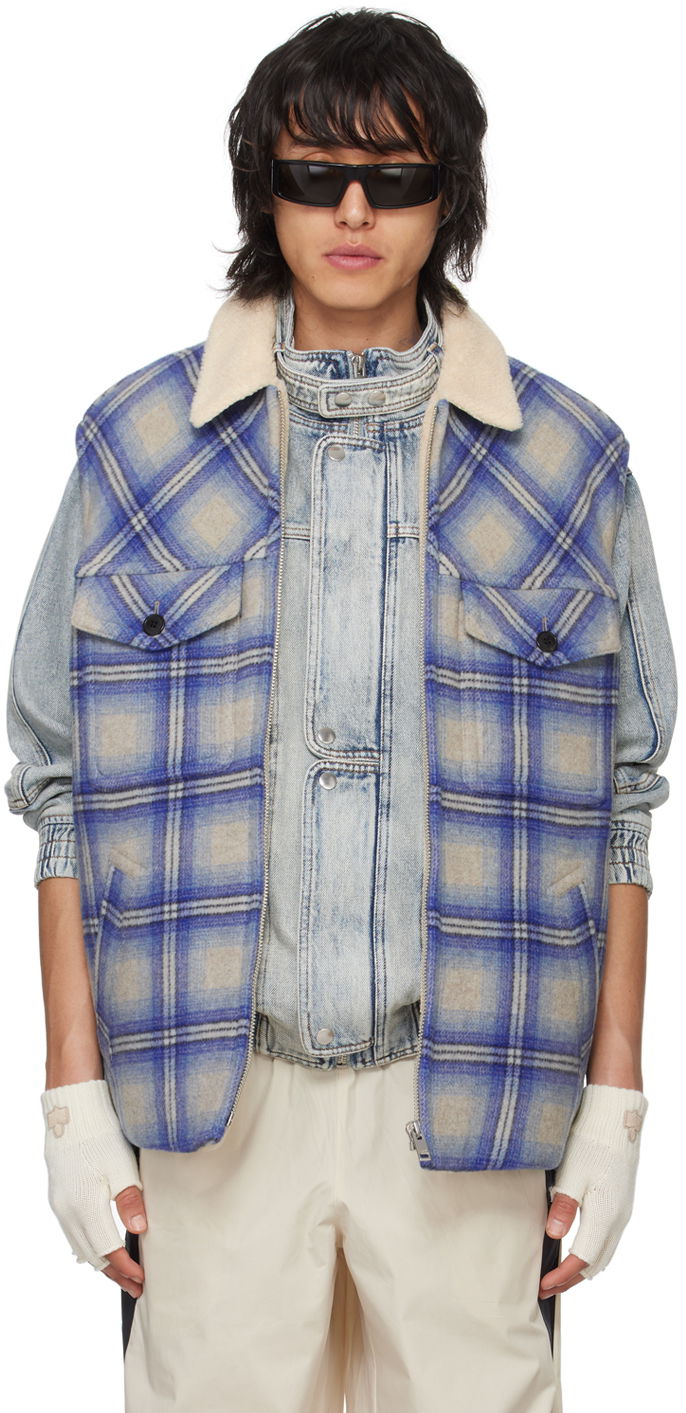 Telovnik ISABEL MARANT Kiraneo Vest Modra | 24PVE0209HB-B1C02H, 0