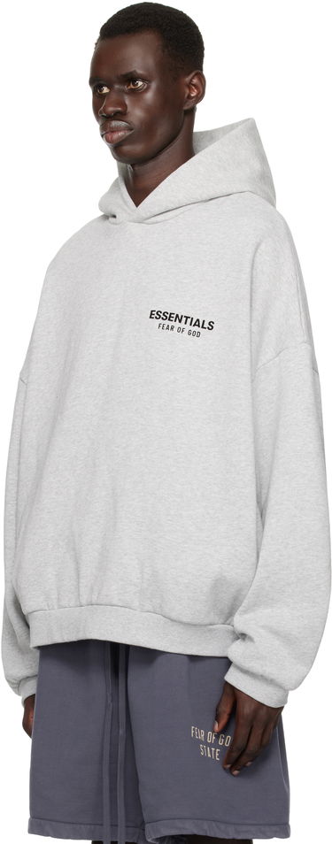 Pulover Fear of God Essentials Fleece Hoodie II FW24 Siva | 192HO246258F, 3