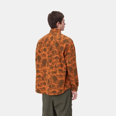 Srajce Carhartt WIP Duck Camo Long Sleeve Shirt Oranžna | I033769_8, 2