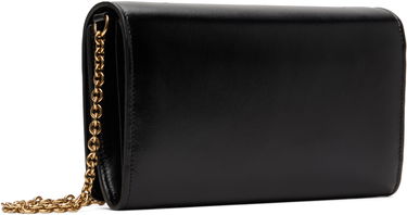 Denarnica CHLOÉ Chloe Iconic Flap Wallet on Chain Črna | CH25SP485O16, 2