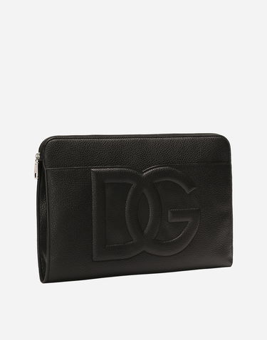 Denarnica Dolce & Gabbana Large Deerskin Clutch Črna | BM2337A803480999, 2