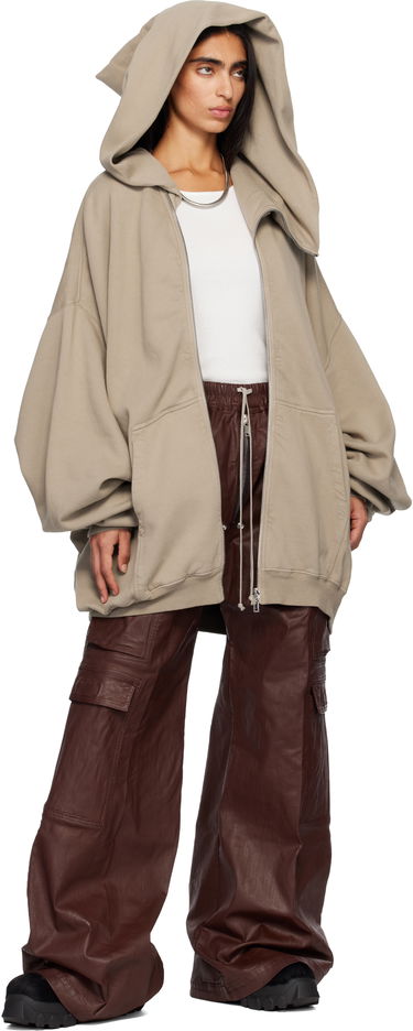 Pulover Rick Owens DRKSHDW Concordians Megamountain Hoodie Bež | DS02E7228 F, 3
