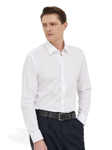 Srajce BOSS Slim-Fit Shirt Bela | 50473310