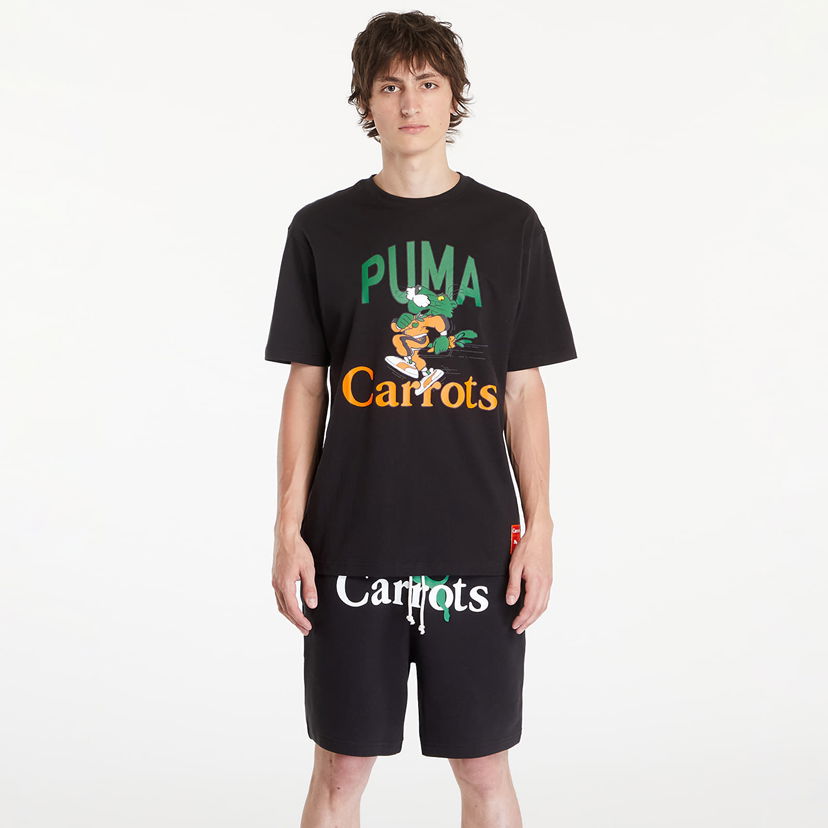 Majica Puma Carrots x Graphic Tee Black Črna | 62744301
