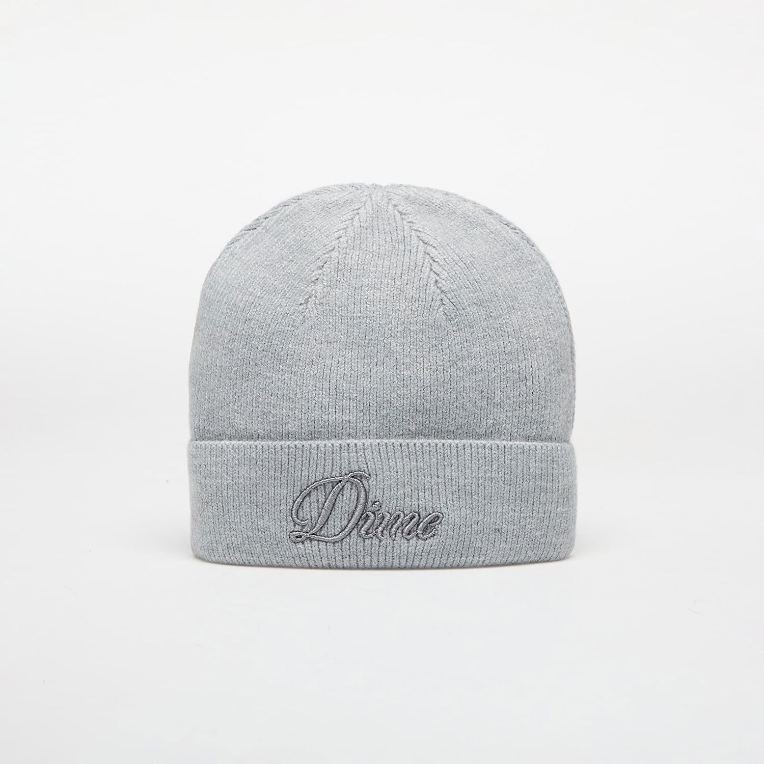 Beanie Dime DIME Cursive Wool Fold Beanie Siva | DIMEHO2428GRY, 0