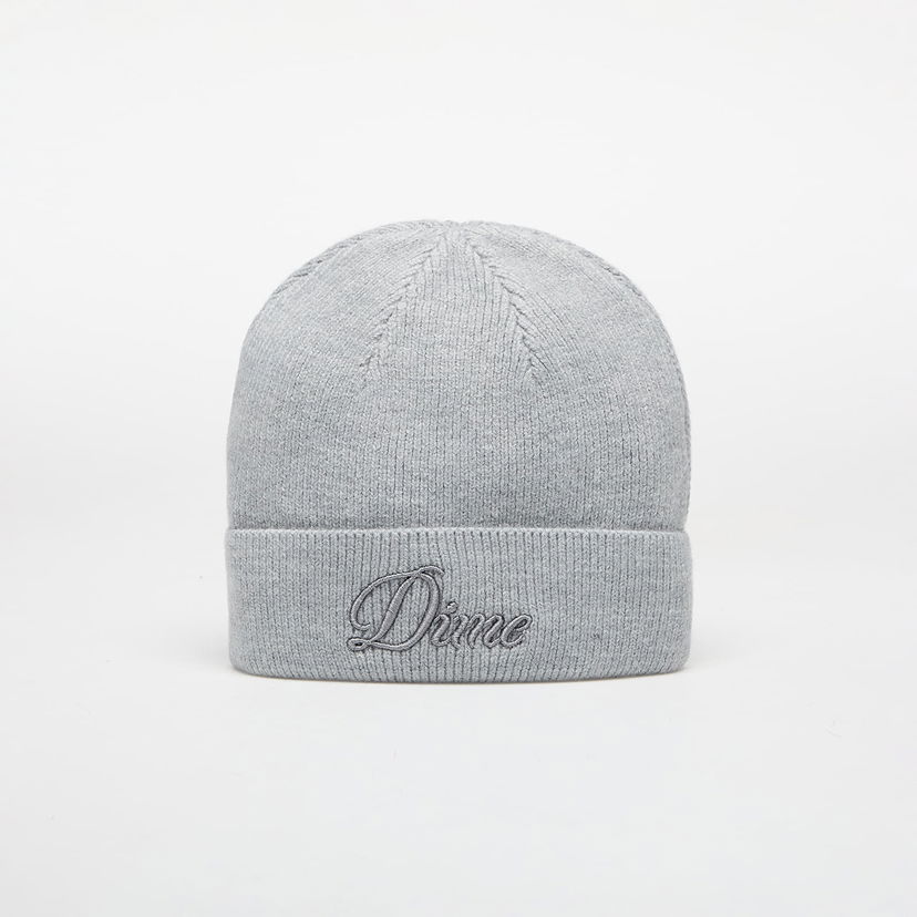 Beanie Dime DIME Cursive Wool Fold Beanie Siva | DIMEHO2428GRY