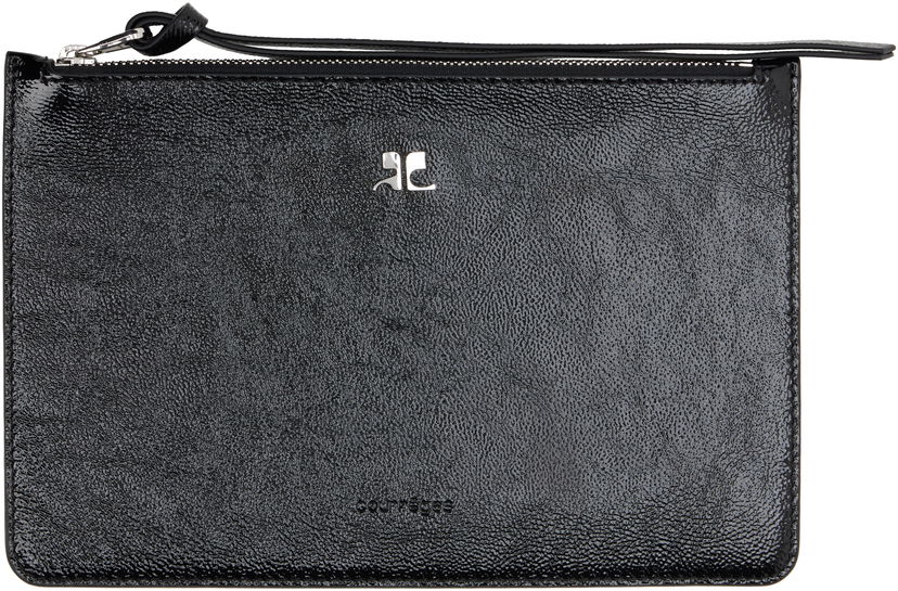 Denarnica Courrèges Courrèges AC Napalack Leather Pouch Črna | 125GPM016CR0043