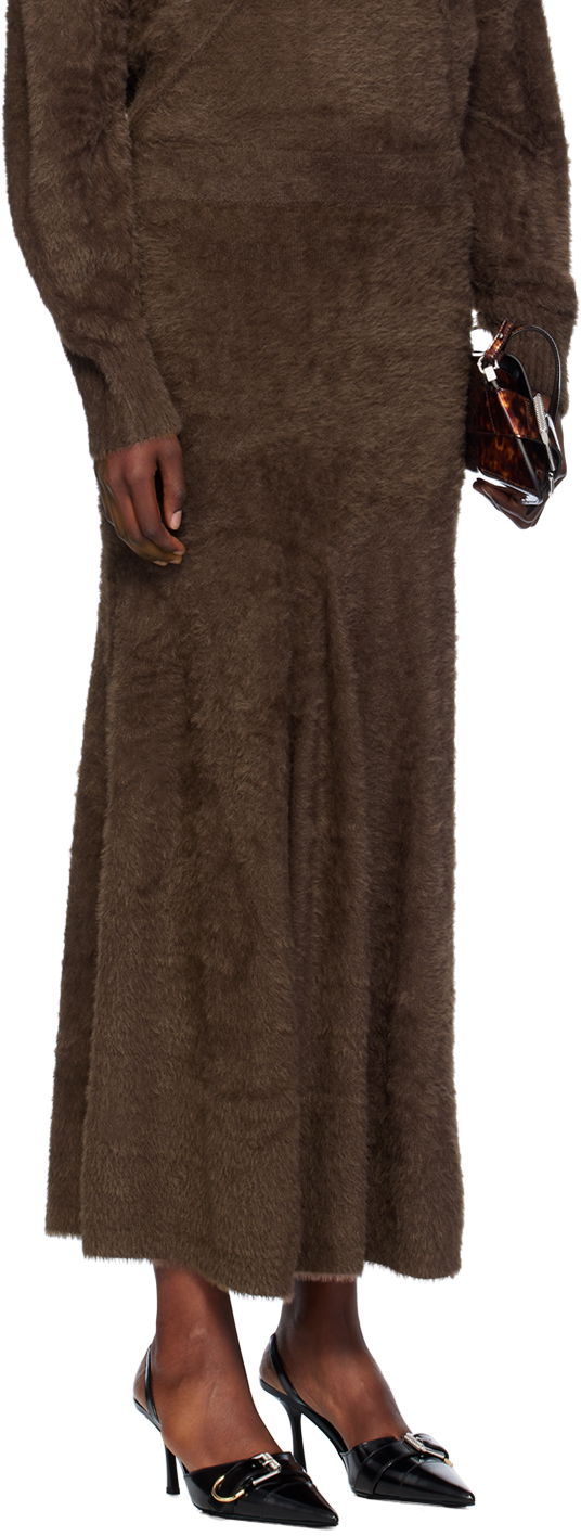 Krila Helmut Lang Helmut Lang Grunge Maxi Skirt Rjava | O06HW701, 1