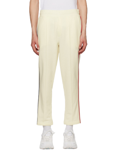 Hlače Moncler Piped Lounge Pants Bela | I10918H0000789A1B