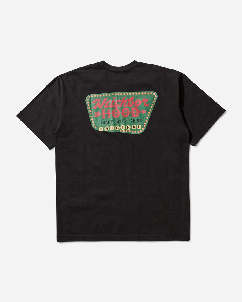 Majica Neighborhood NH 251 Spot SS-9 Graphic T-Shirt Črna | 251PCNH-ST14S BLACK