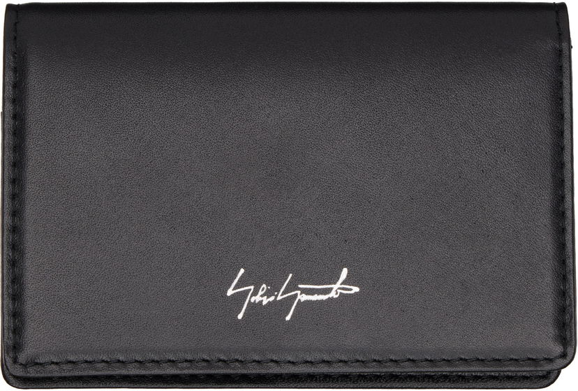 Denarnica Yohji Yamamoto Yohji Yamamoto Leather Card Holder Črna | DA-A94-793
