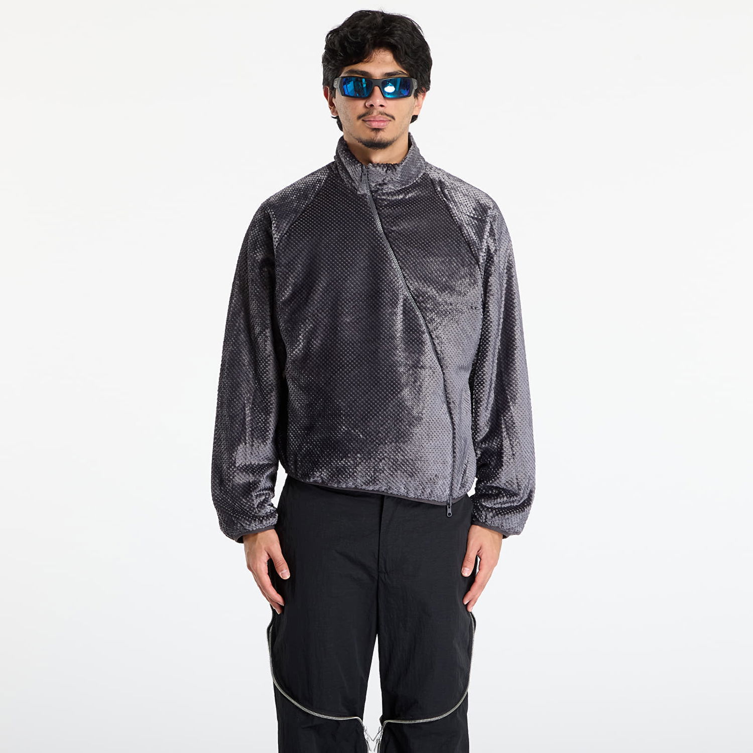 Puhovka Post Archive Faction (PAF) Asymmetrical Zipper Padded River Jacket S Črna | A1-003CC, 1